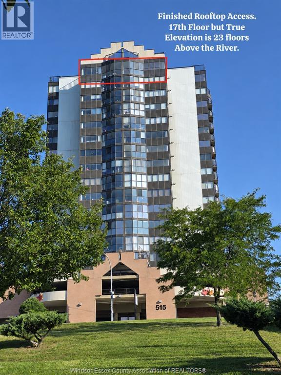 515 RIVERSIDE DRIVE West Unit# 1701, Windsor